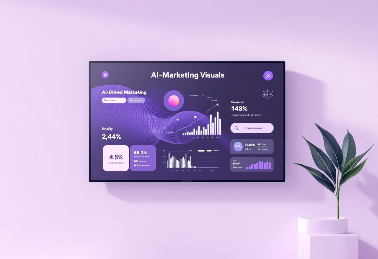 Marketing visuals dashboard